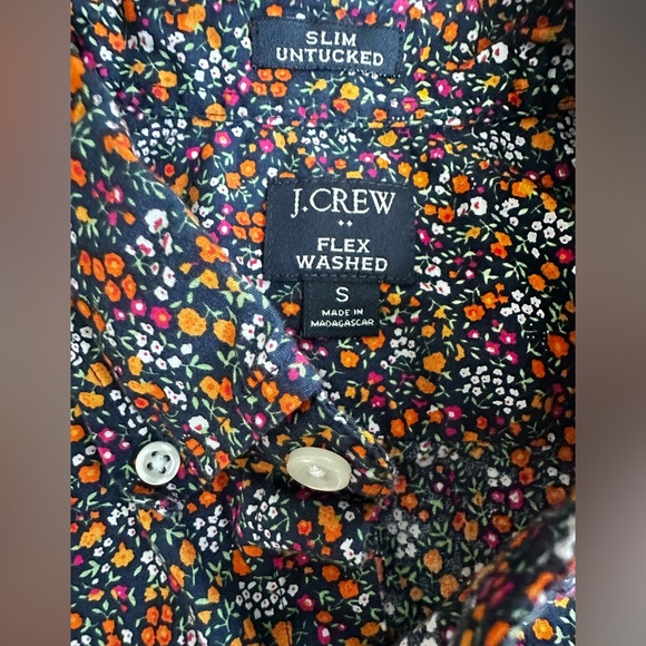 J. Crew Men Small Slim Untucked Button Down Shirt - Picture 3 of 7